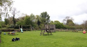 Our enclosed children's play area